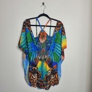 Dazzling Print Romper